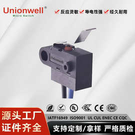Unionwell汽车防水微动开关G10B充电枪常开常闭轻触开关按压开关