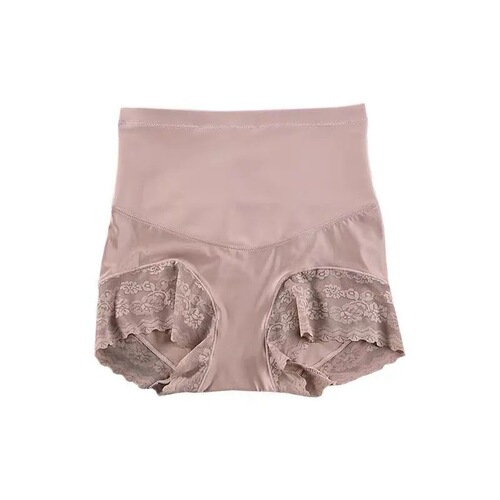 Summer High-Waist Ice-Silk Corset Body Brief for Women with Lace, Seamless Postpartum Shaping and Buttock Lifting, Stylish Bodysuit for Large Size Women, Comfortable