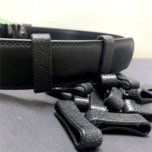 Belt loops, durable ferrule accessories, leather loop buckles, trouser belt loops, men's and women's belt tail fixed loops wholesale