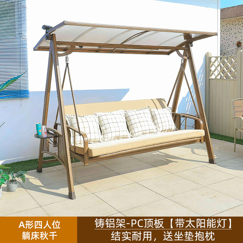 Columpio al aire libre hamaca patio acostado cama balcón silla colgante jardín reclinable ocio Nordic Internet celebridad columpio