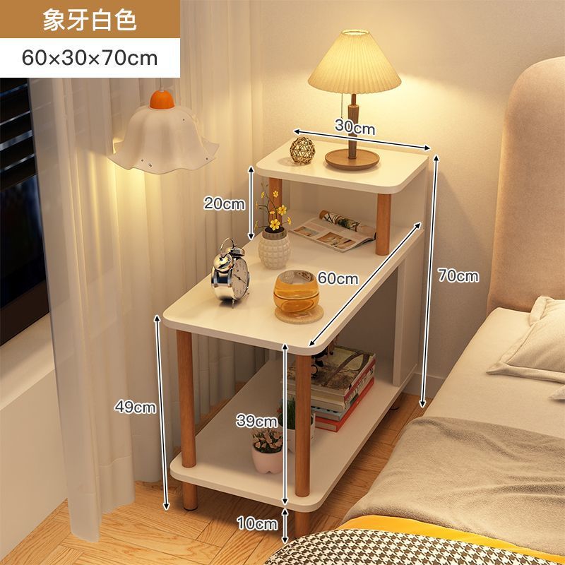 따뜻한 흰색 3층 업그레이드 60*30*75CM