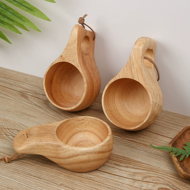 Поставки из каучукового дерева Huibao Garden, чашки ручной работы из черепахового панциря, молочная чашка, чайная чашка, деревянная посуда