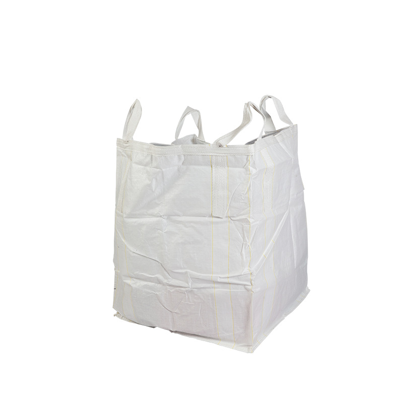 Bolsa de mano bolsa trenzada cuatro anillos de suspensión bolsa de contenedor de lodos industriales gran tonelada bolsa de bolsa forma de puente bolsa espacial prensada personalizada