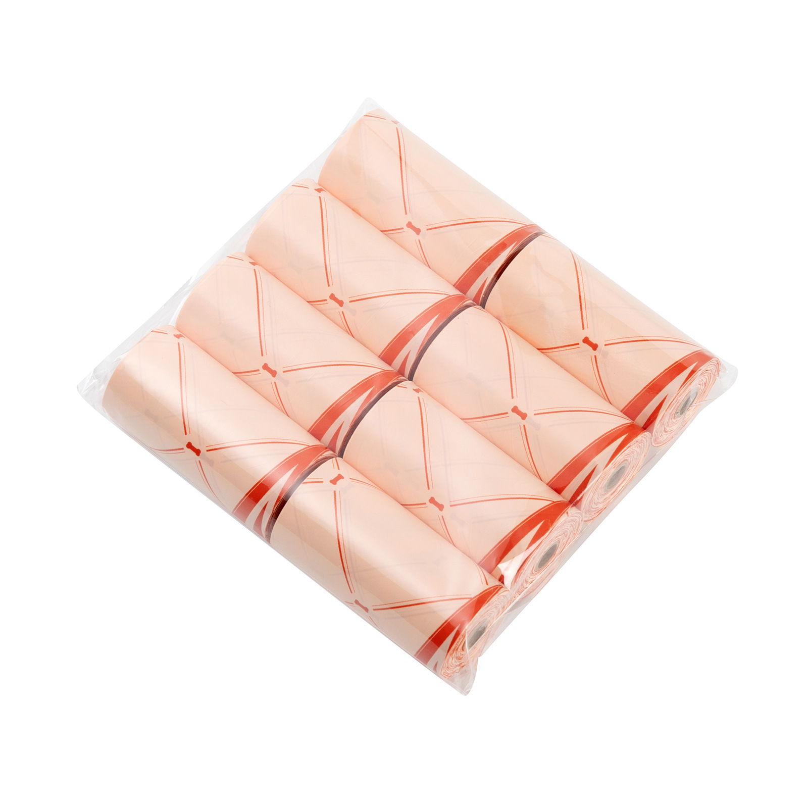 Rosa - 8 rollos en bolsas de Opp