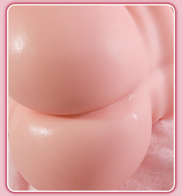 Jiuai Manual Male Masturbator TPE Jelly-Soft Hip Half-Body Adult Toy — detail image 12