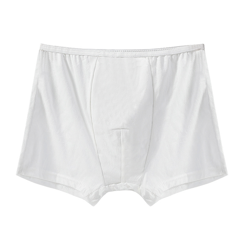 남성용 사각 폴리에스터 면 화이트 모델(최소 주문량 10개)(단일 팩)