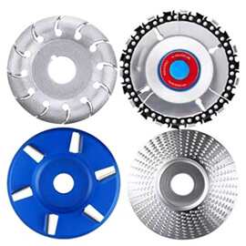 跨境木工茶盘雕刻刀套装角磨机配件 木工铲刀 修型刀 刺盘 链条盘