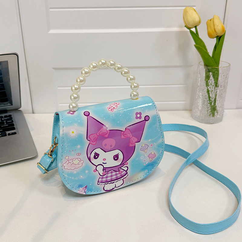 2024 caricatura Kulomi bolso de hombro para niños niñas adorables coreanos en jardín de infantes con bolso de cinturón