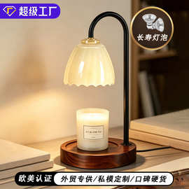 简约香薰融蜡灯氛围装饰小台灯床头灯轻奢高级感扩香小氛围神器