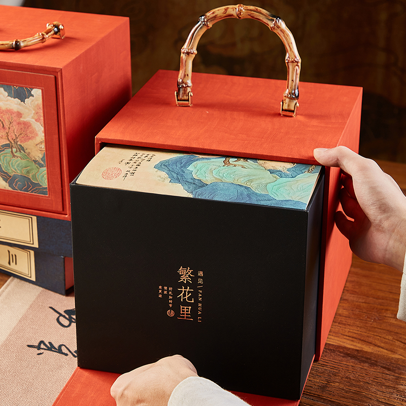 Fuzhou Li Tea Barrel Pu 'er Tea Fuding White Tea White Silver Aging General Tea Green Tree Tea Black Box Gift Cake Tea