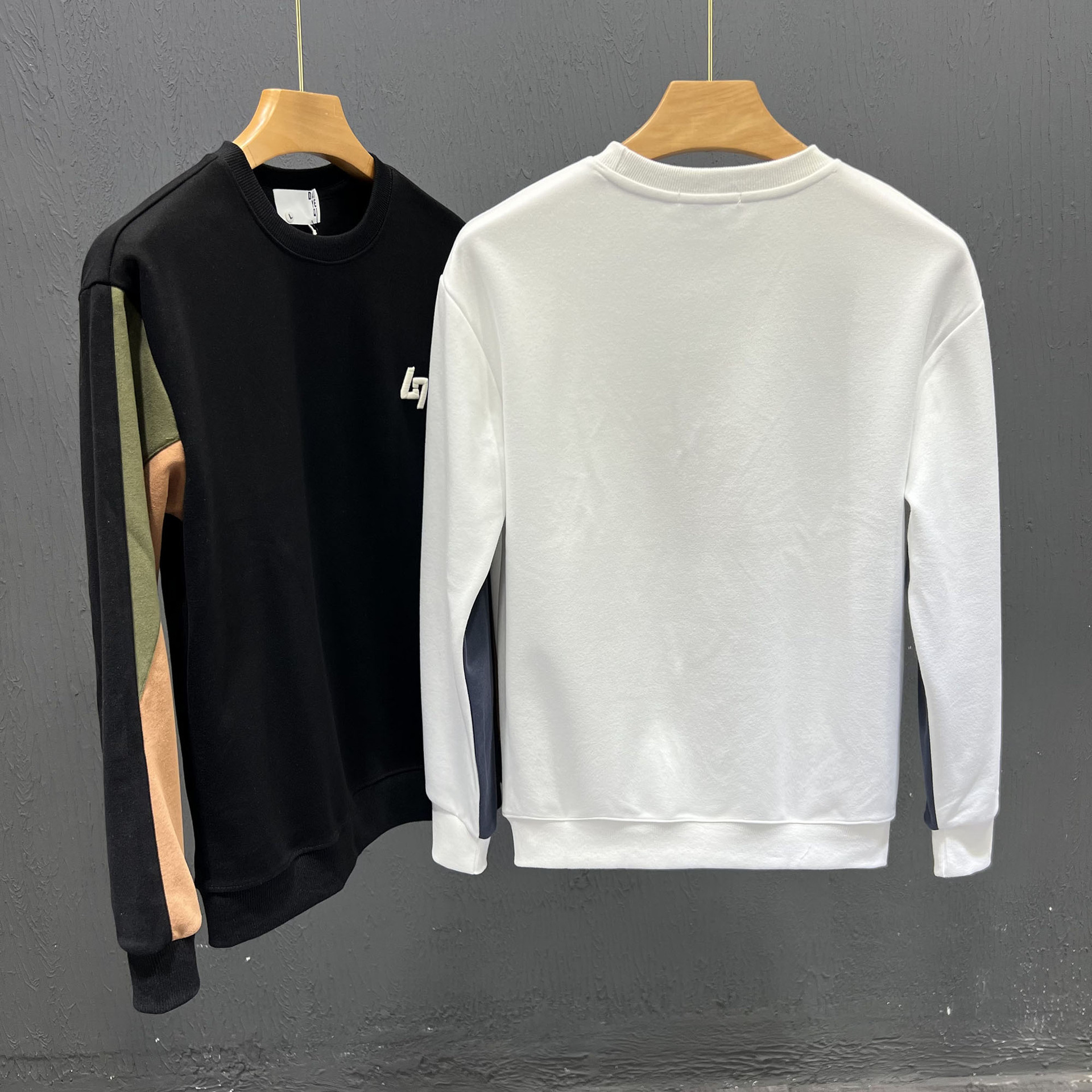 Młodzieżowa bluza z kapturem 2023, nowa, wiosenno-jesienna, męska, luźna koszulka z okrągłym dekoltem i dolną warstwą, modna i uniwersalna_voghion.com