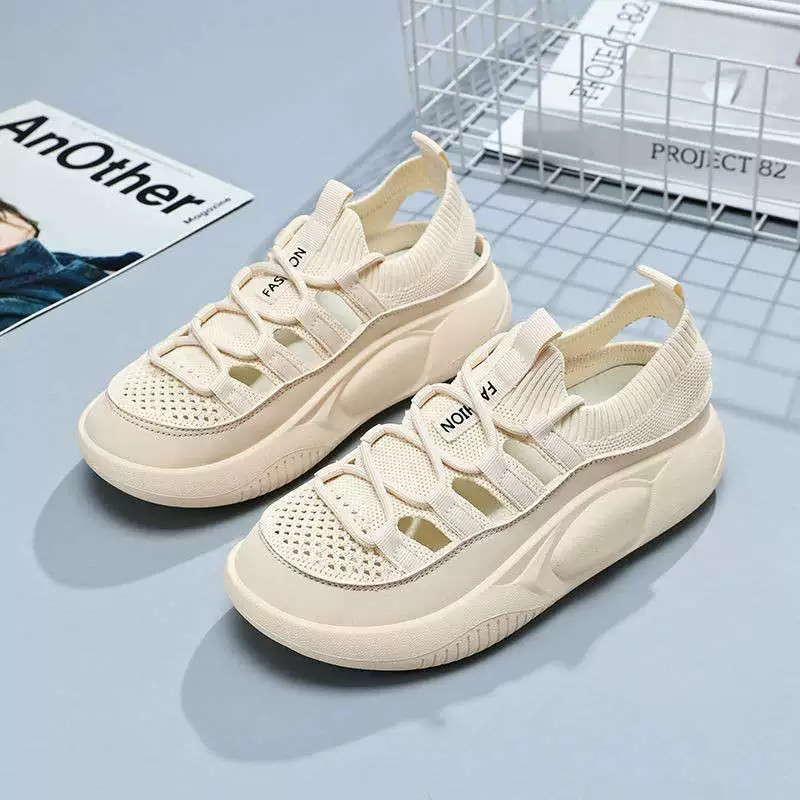 Sports shoes, sports sandals, summer breathable non-slip work footwear platform, restless legs relief