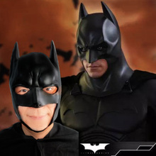 热销款万圣节面具扮演游戏面具 蝙蝠侠头套面罩Cosplay派对道具