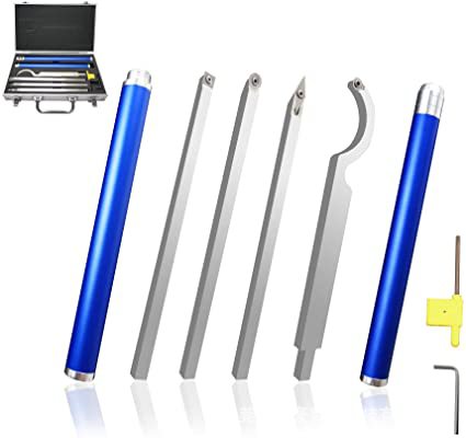 Comercio exterior exclusivo para herramienta de torneado abandonada herramientas de hardware herramienta de torneado de carpintería herramienta de torneado de madera rotativa de 10 piezas cuchillo de arco