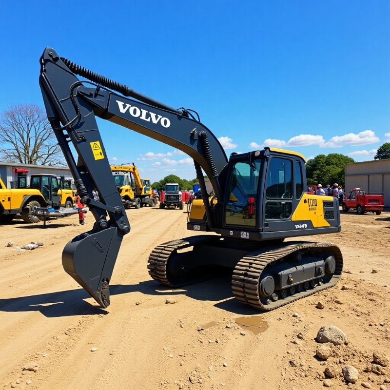 Excavadora Volvo EC210 Excavadora Volvo EC240 Excavadora Volvo EC290 Excavadora de orugas para obras de construcción a gran escala image 1