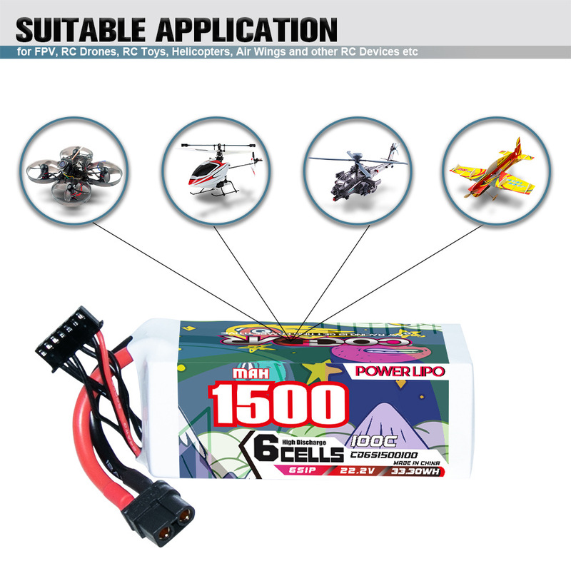 CODDAR Eagle Krypton 1500mAh 6s 22.2V 100C model fixed wing culvert 5 inch crossing lithium battery CODDAR Eagle Krypton 1500mAh 6s 22.2V 100C model fixed wing culvert 5 inch crossing lithium battery