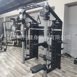 史密斯机力量综合训练健身器材多功能深蹲龙门架套装组合家用商用-阿里巴巴