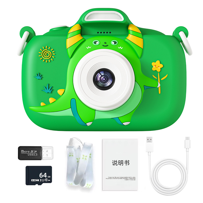 La nueva cámara para niños transfronteriza Polaroid puede tomar fotos e imprimir dibujos animados digital mini X2 HD fábrica de origen de cámara dual