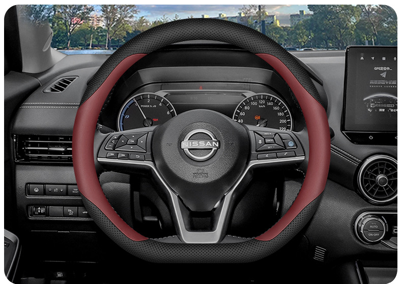 Suitable for Nissan Teana Steering Wheel Cover Nissan Qashqai 14 Generation Classic Sylphy Sunshine Qijun Tiida Handle Cover