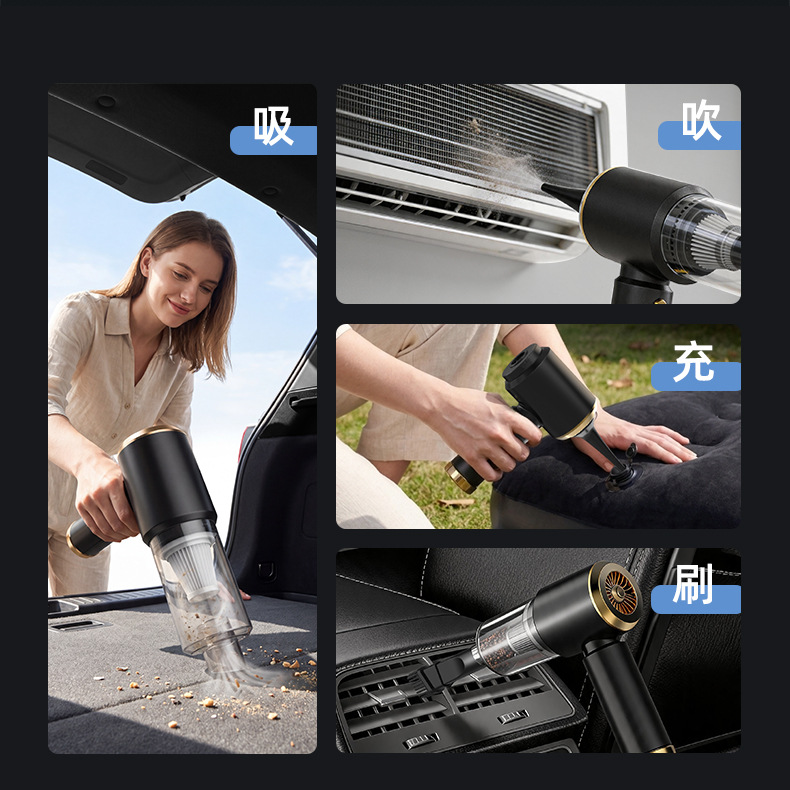 Car vacuum cleaner, small portable dual-use handheld car vacuum and blower, wholesale