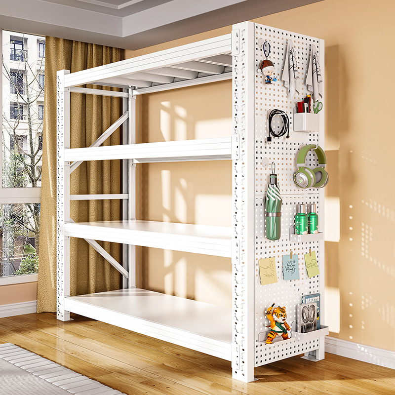 Household Shelf Multi-layer Storage Shelf Hole Board Balcony Utility Room Basement Finishing Rack Express Display Rack