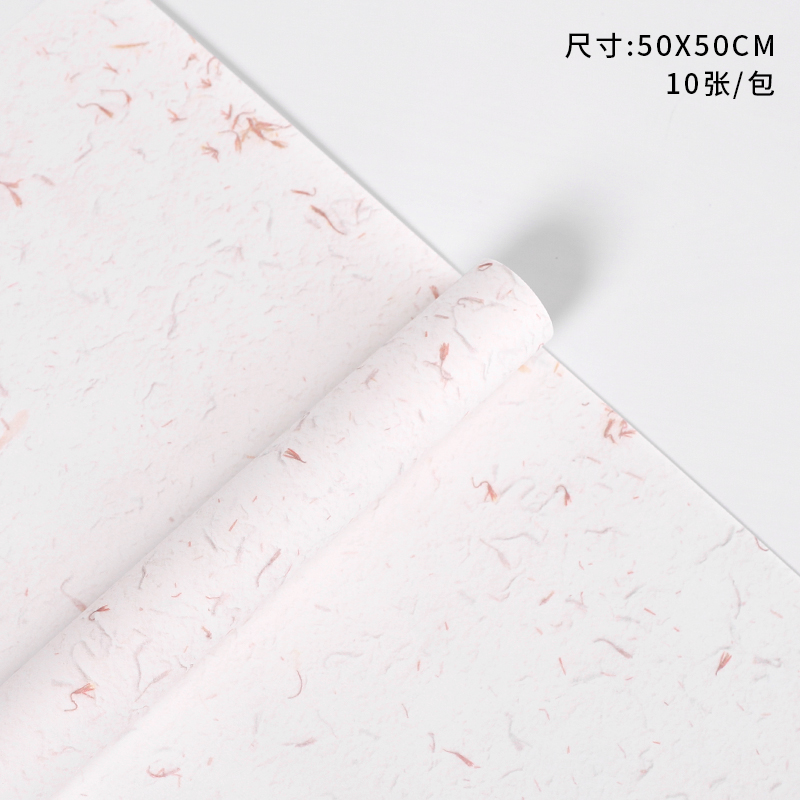 Papel de pétalos desgarrado a mano, papel de flores, papel de embalaje de flores de alta calidad, papel floral Dongba, papel floral al por mayor image 6