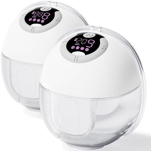 Amazon New Wearable Breast Pump with Integrated No-Hand Support, High Suction Power, Invisible Silent Breastfeeding Pump