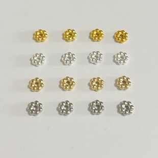 Best-Selling Ccb Snowflake Spacer Spacer DIY Handmade Bracelet Beads Loose Bead Jewelry Accessories Manufacturer Wholesale