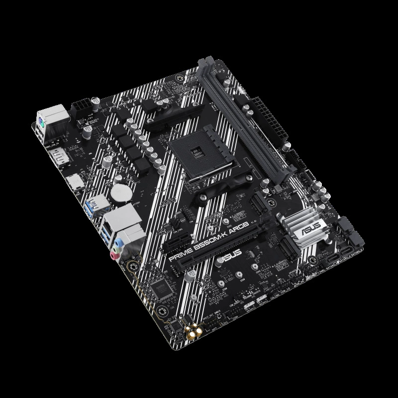 Совместимо с материнской платой Asus PRIME B550M-K ARGB для настольного ПК, поддержка процессоров серии AM5/ARGB синхронизация подсветки