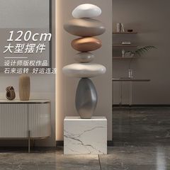 Light Luxury Timing Room Decor Piece Floor Art Deco Style Sofa Side Home Decor High-end Moving In Gift