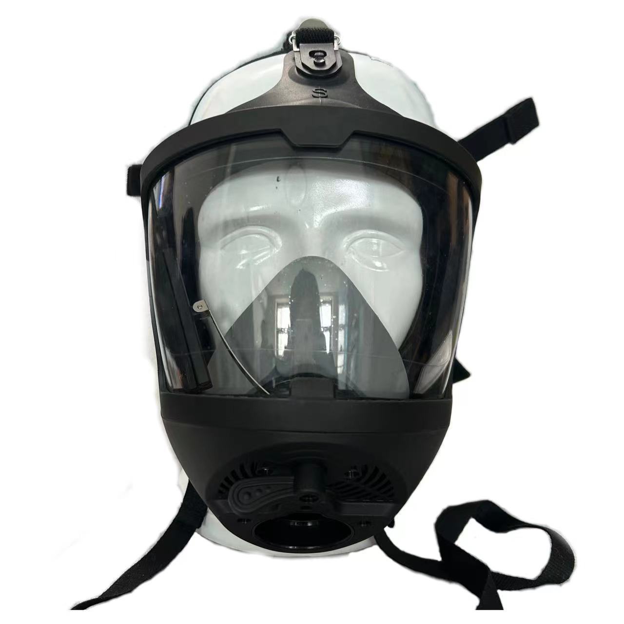 厂家直销消防专用带冲刷，雨刮器面罩含接口 呼吸器面罩，头网