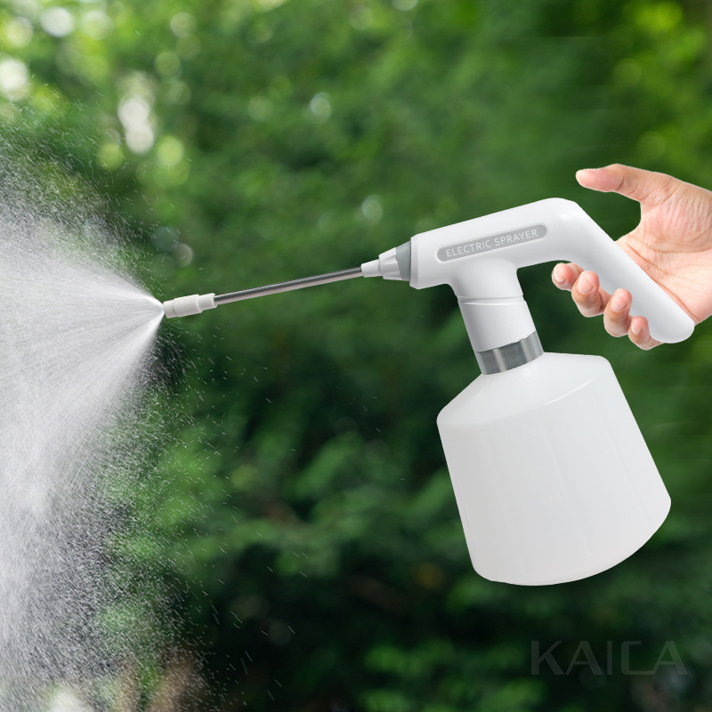 Regadera eléctrica regadera Dispositivo de riego de alta presión hogar riego automático pequeño pulverizador para desinfección