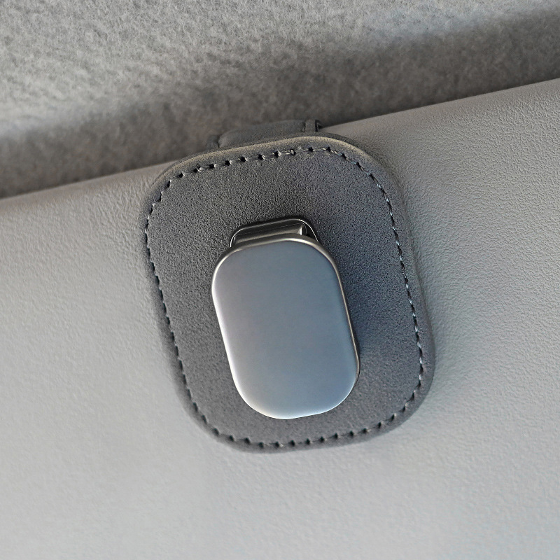 Cross-border car glasses clip car sun visor storage artifact multi-functional creative sunglasses card bill clip