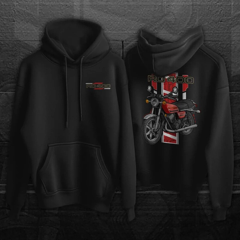 Yamaha Rd400 1976 - 1977 Inspired Sweatshirt - Motorcycle Sweatshirt for Rider Sweatshirt Street
