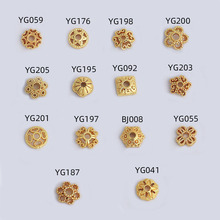 18K���ɫ�����οջ��껨ñ�����ƬDIY���������ִ���Ʒ���