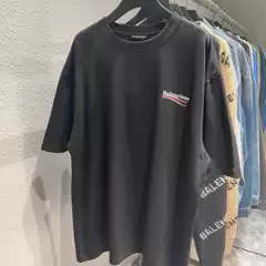 Factory wholesale correct version B Paris Classic BLCG Cola wave loose short sleeve T-shirt men and women family same style