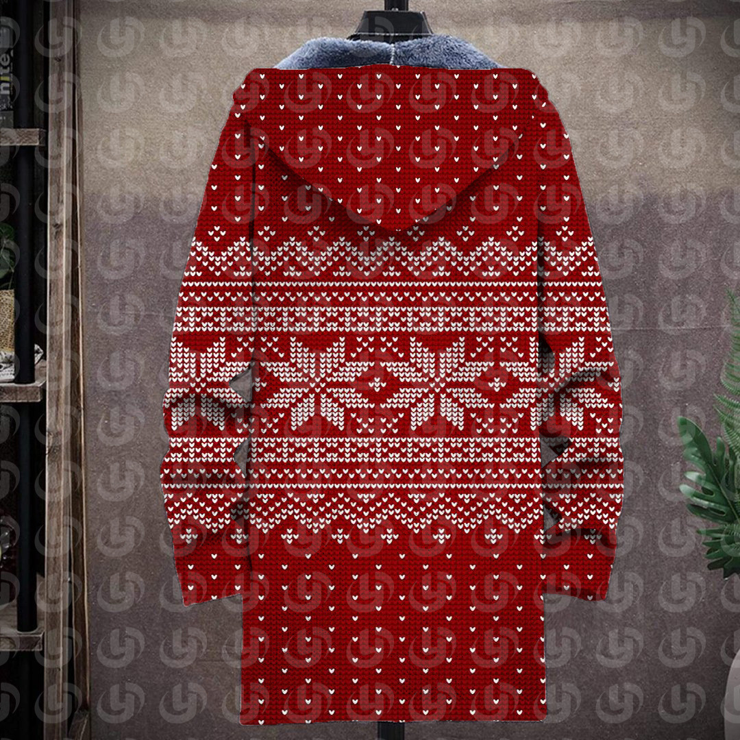 Transfronterizos otoño invierno chaqueta de hombre impresión digital 3D de Navidad chaqueta caliente de moda chaqueta de lujo ligera para hombres