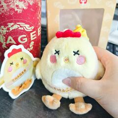 网红河南美食道口烧鸡发声毛绒玩具可爱公仔恶搞玩偶挂件解压玩具