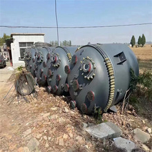 销售二手搪瓷电加热反应釜九成新真空反应设备1-30立方钛反应釜