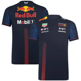 2025新款F1赛车服车队衣服短袖T恤卡丁机车迷越野骑行运动服工厂