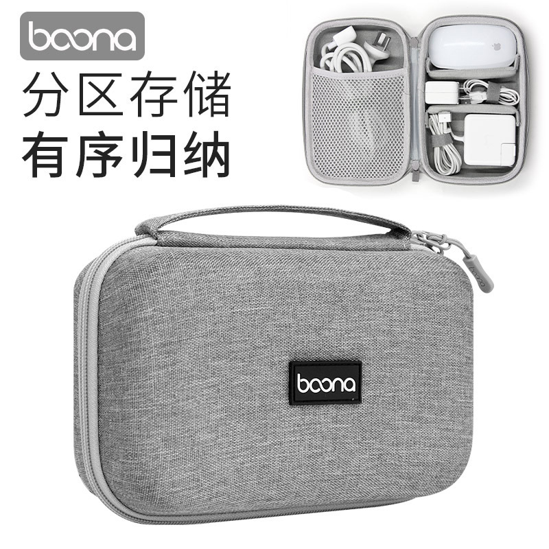 MacBook Air/Pro Notebook Power Adapter Cosmetics Bag Organizer Bag Headphone Data Cable