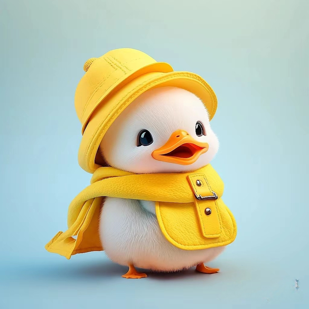 Ventas transfronterizas de coches calientes pato amarillo colgante acrílico mochila de Navidad accesorios llaveros lista