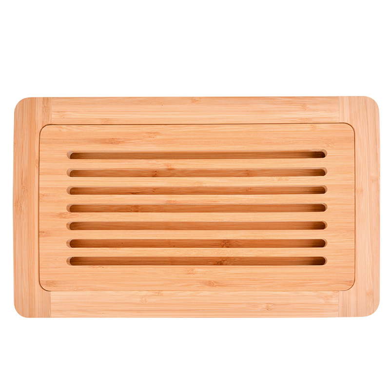 东莞外贸工厂茶具定制简约日式小号茶台旅行便携装带水槽竹制茶盘