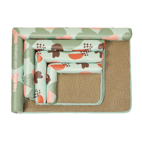 Summer pet mat mat, breathable dog rattan nest, ice sleeping mat, pet ice mat, cat and dog mat, summer supplies