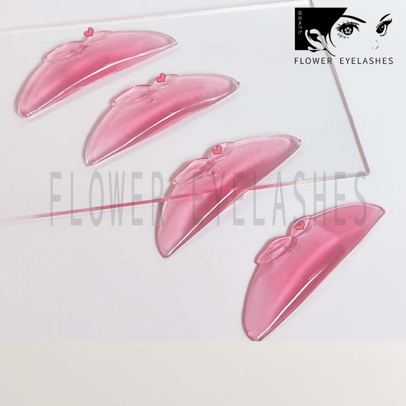 国境を越えた卸売ケラチンまつげリフト新しい 1 ペアゼリー桃まつげシリコーン自己粘着アイパッド洗える