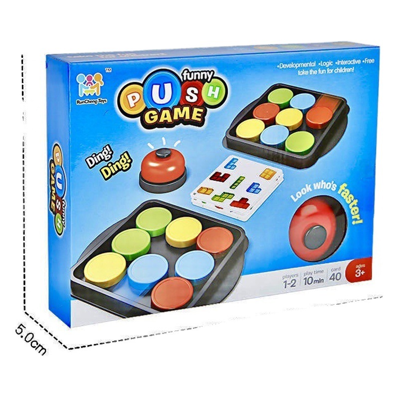 Cross-Border Push Push Music Matching Kidsren's Internet Celebrity Interactive Game Double Battle Fighting Fun Board Game Toy