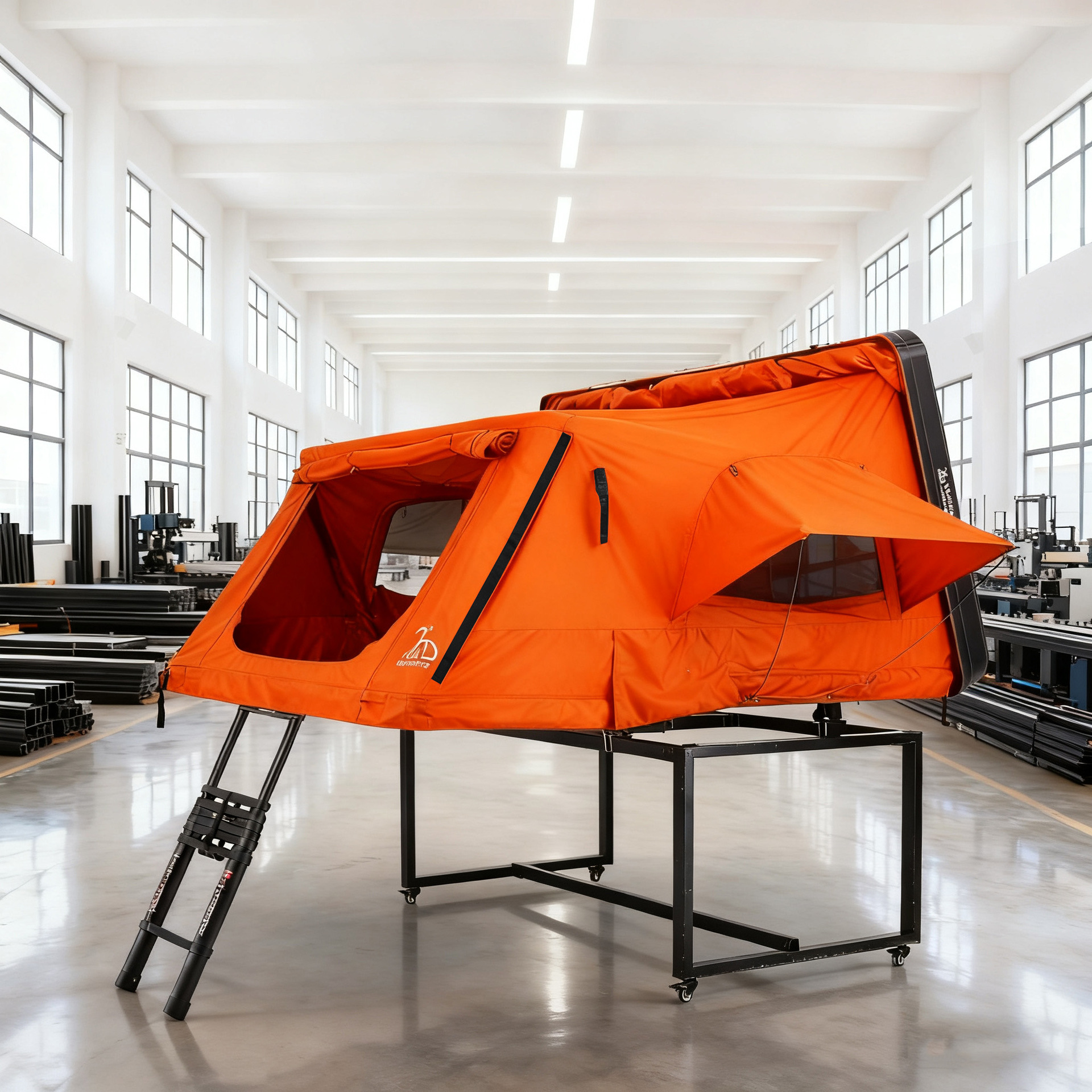 Carpa de techo de carcasa dura SUV hidráulica plegable especial al aire libre camping doble tienda de techo suministro directo de fábrica