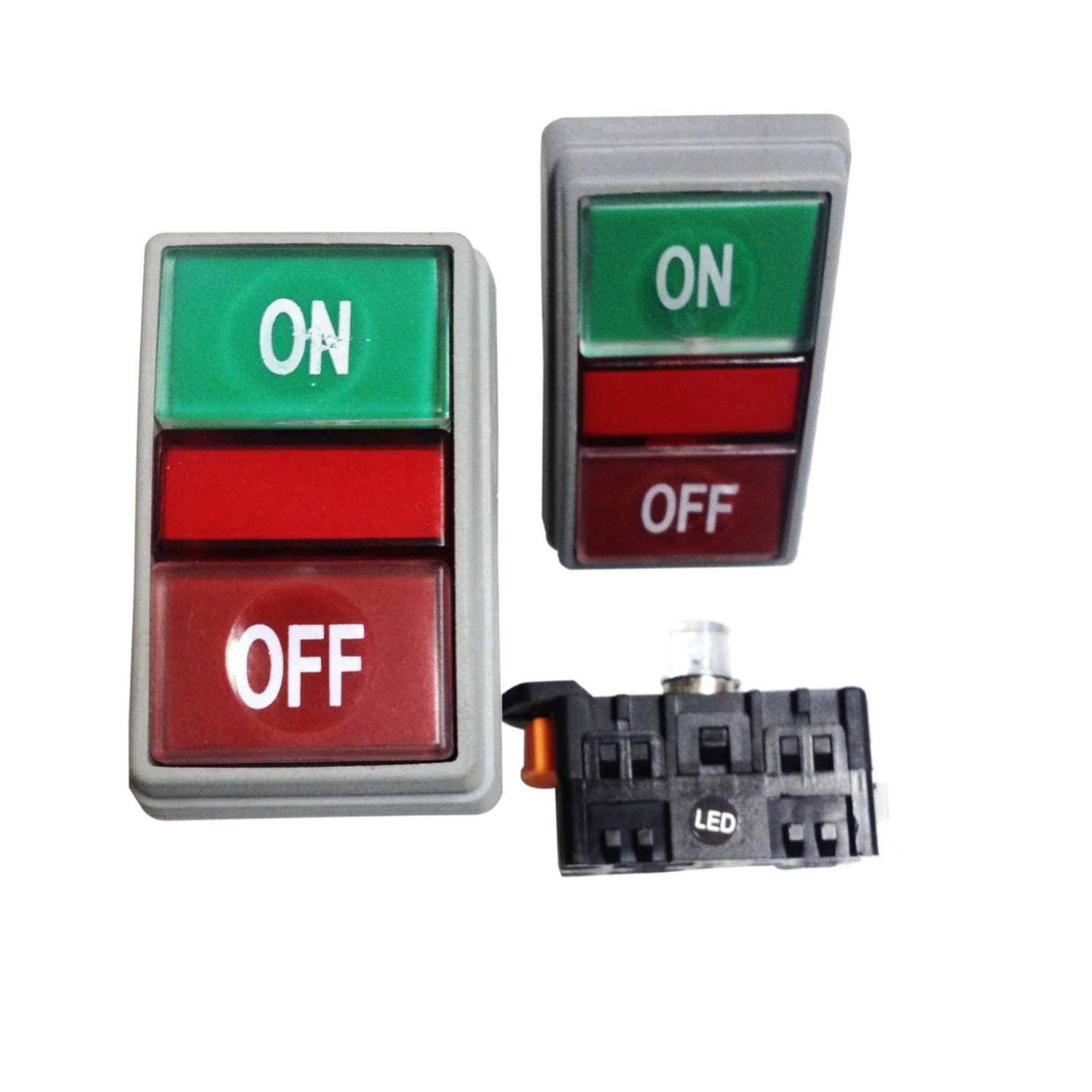 TEND天得TN2IT TN3IT直接式带LED灯二点式按钮开关22/25/30mm原装