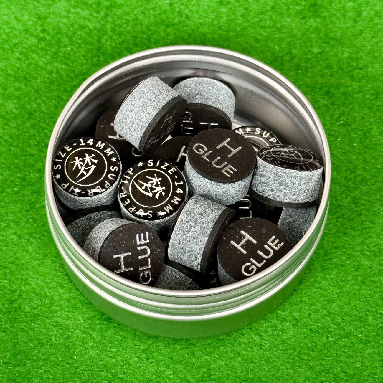 Mengpi head 14mm hard H, 20 pieces in a box
