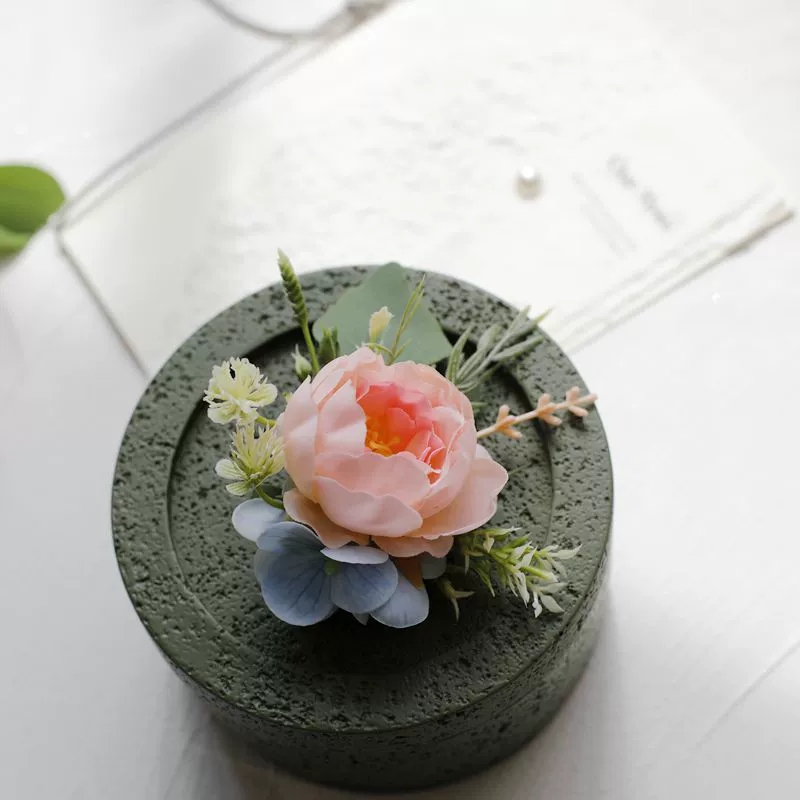 Корейский браслет-цветок из бумаги для лейбла жениха, оптовая закупка, для подружек невесты, европейский стиль
